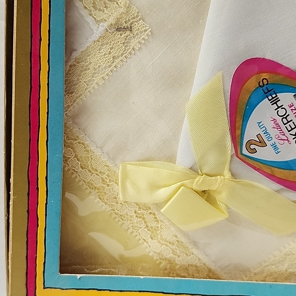 2pc vintage Fruit of the Loom handkerchiefs NIB - Picture 3 of 9